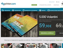 Tablet Screenshot of flyprinter.com